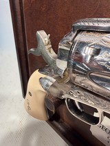 Uberti American Historical Foundation SAA General Patton .45 LC w/ Display Case, Box and Leather Holster - Image 10 of 22
