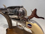 Uberti American Historical Foundation SAA General Patton .45 LC w/ Display Case, Box and Leather Holster - Image 13 of 22