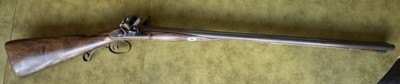 English flintlock double shotgun