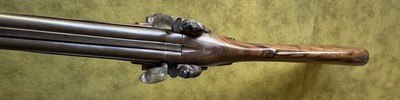 English flintlock double shotgun - Image 3 of 4