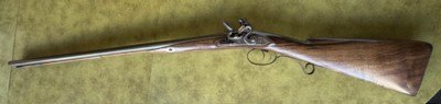 English flintlock double shotgun - Image 2 of 4