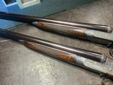 Boss Pair, Sidelever Side by Sides, 16 gauge, 2 bbl Set - Image 4 of 12