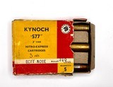 4 Boxes of Vintage Kynoch - 577 NE 3", 450 No 2, .500/.465, 470 NE - 12 of 15
