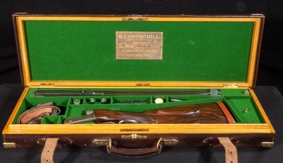 E.J. Churchill 'Hercules' .470 Nitro Express – 1 of 8 Produced – Cased – Certified Safari-Ready™ - Image 1 of 21