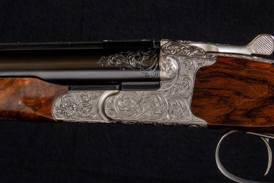 High Grade Factory Engraved Krieghoff Classic .500/.416 NE Double Rifle | Case & Test Targets | Certified Safari-Ready™ - Image 16 of 19