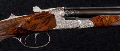 High Grade Factory Engraved Krieghoff Classic .500/.416 NE Double Rifle | Case & Test Targets | Certified Safari-Ready™ - Image 13 of 19