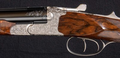 High Grade Factory Engraved Krieghoff Classic .500/.416 NE Double Rifle | Case & Test Targets | Certified Safari-Ready™ - Image 17 of 19