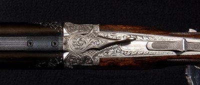 High Grade Factory Engraved Krieghoff Classic .500/.416 NE Double Rifle | Case & Test Targets | Certified Safari-Ready™ - Image 7 of 19