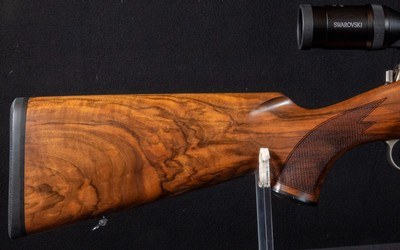 Factory Game Scene Engraved Mauser M03 .404 Jeffery Takedown Rifle | Swarovski Habicht | Certified Safari-Ready™ - Image 8 of 14