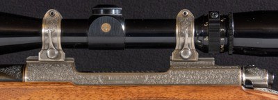 Winchester Model 70 “Leopard” .338 Win Mag — Gerd Rausch Engraved Custom Shop Big Five Series Rifle - Image 6 of 20