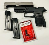 Sig Sauer P320 Parts Kit – Slide, Frame, Trigger, 2 Mags – Original Box - 1 of 12