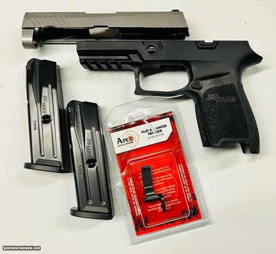 Sig Sauer P320 Parts Kit – Slide, Frame, Trigger, 2 Mags – Original Box