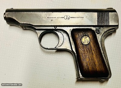Deutsche Werke Ortgies 6.35mm (.25 ACP) Semi-Auto Pistol