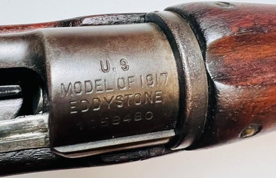 U.S. Model 1917 Eddystone .30-06 – WWI Service Rifle – Strong Markings – Honest Original Condition w/ Sling - Image 12 of 15
