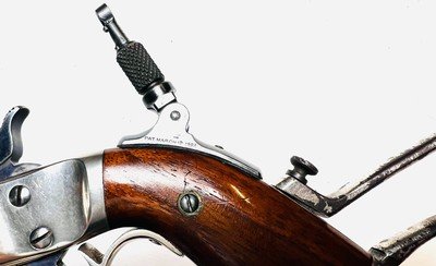 J. Stevens Tip-Up Target Pistol – .22 Long Rifle – With Detachable Shoulder Stock - Image 5 of 13