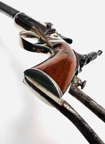 J. Stevens Tip-Up Target Pistol – .22 Long Rifle – With Detachable Shoulder Stock - Image 9 of 13
