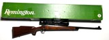Remington Model 700 BDL Custom Deluxe .220 Swift Bolt Action Rifle w/ Scope & Original Box - Image 14 of 15
