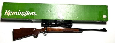 Remington Model 700 BDL Custom Deluxe .220 Swift Bolt Action Rifle w/ Scope & Original Box - Image 14 of 15