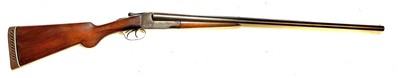 Ithaca 16 Gauge Side-by-Side Double Barrel Shotgun – Dog Scene Engraving – 28