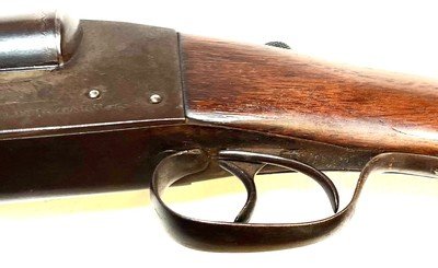 Ithaca 16 Gauge Side-by-Side Double Barrel Shotgun – Dog Scene Engraving – 28