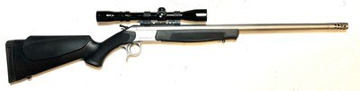 CVA Scout TD .45-70 Government Stainless Single-Shot Rifle with Scope and Muzzle Brake - Image 1 of 13