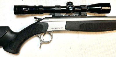 CVA Scout TD .45-70 Government Stainless Single-Shot Rifle with Scope and Muzzle Brake - Image 8 of 13