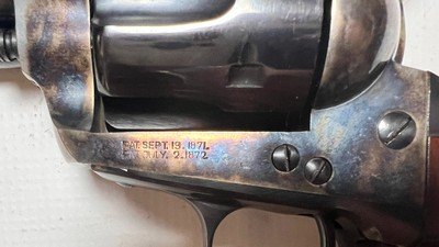 ASM/EMF Hartford Model 1873 .45 Colt Single-Action Revolver - Image 7 of 12