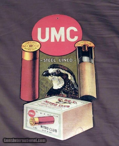Remington UMC Quail Gun Dealer's Counter AD