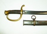 Ames Model 1840 Light Artillery Saber with scabbard, dated 1863 - 2 of 11