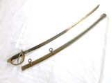 Ames Model1860 Light Cavalry Saber dated 1864 with scabbard