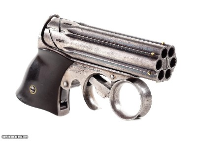SCARCE REMINGTON ZIG-ZAG PEPPERBOX DERRINGER