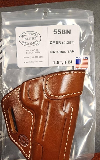 Milt Sparks 55BN 4.25 Commander RH Tan