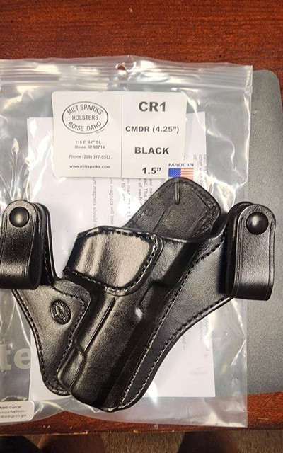 Milt Sparks Criterio 1911 Commander RH Black