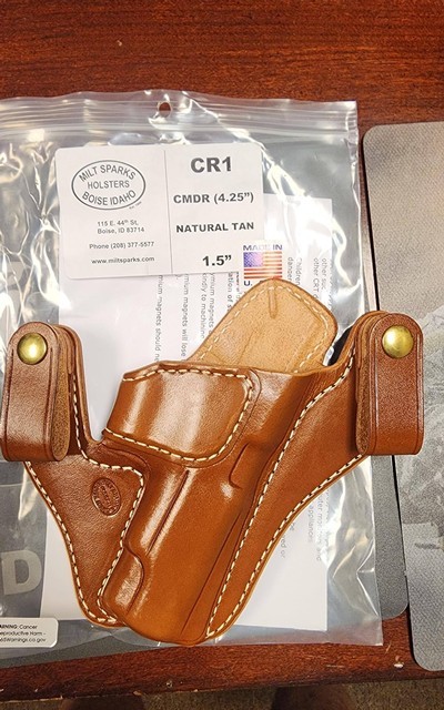 Milt Sparks Criterion Commander 1911 RH Tan