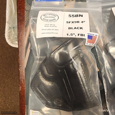 Milt Sparks 55BN Wilson SFX9R 4" Black