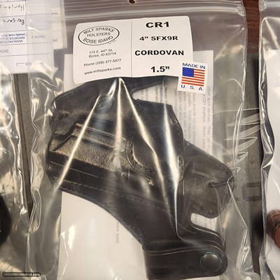 Milt Sparks Criterion Wilson 4" SFX9R Cordovan RH