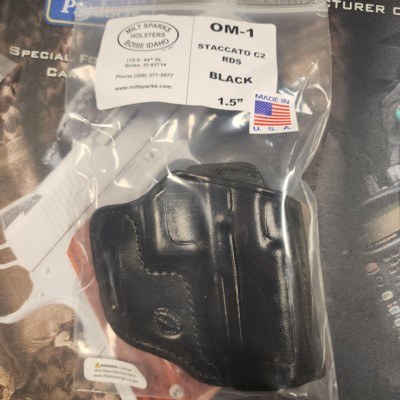 Milt Sparks OM 1 for Stacatto C2 RDS Black RH