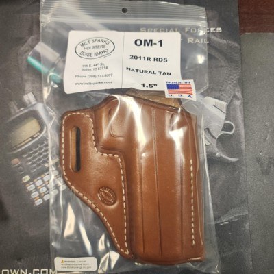 Milt Sparks OM 1 2011R RDS Tan 1.5"