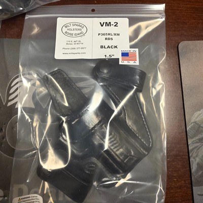 Milt Sparks Versa Max 2 Sig P365XL/XM RDS Black RH 1.5