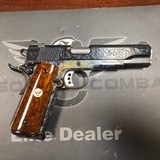 Wilson Combat Tactical Supergrade .45 Color Cased Baron Blued Engraved - 2 of 19