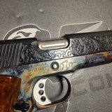 Wilson Combat Tactical Supergrade .45 Color Cased Baron Blued Engraved - 6 of 19