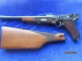 1902 DWM Luger carbine + stock - 1 of 15
