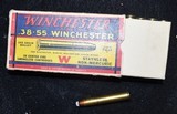 Winchester .38-55 255 gr. S.P. New old stock. Great Box - 2 of 2