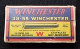 Winchester .38-55 255 gr. S.P. New old stock. Great Box - 1 of 2