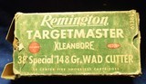 Remington Target Master .38 148 grain Wadcutter