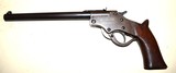 One of a Kind. Stevens Marksman-12 .22lr Pistol - 1 of 4