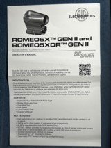 Romeo 5X Gen II and Romeo 5XDR Gen II - 6 of 6