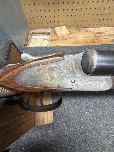 L.C.Smith ,Hunter Arms Co. 3E 12 Ga. 2 barrel set - Image 5 of 14