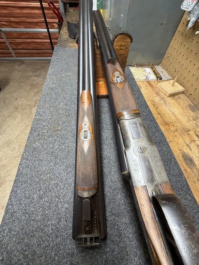 L.C.Smith ,Hunter Arms Co. 3E 12 Ga. 2 barrel set - Image 10 of 14