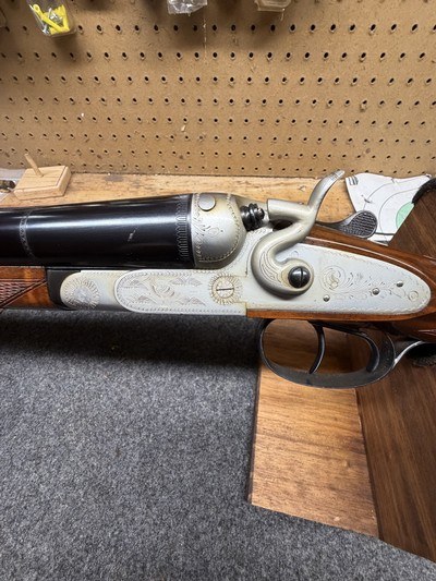 Mi-Val -licensed by Beretta double barrel 12 ga. hammer gun - Image 1 of 10